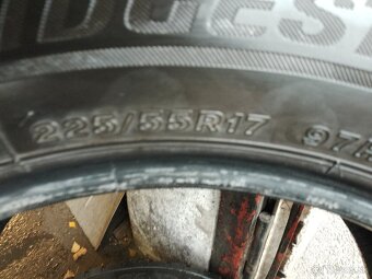 2x zimné pneumatiky 225/55 r17 - 3