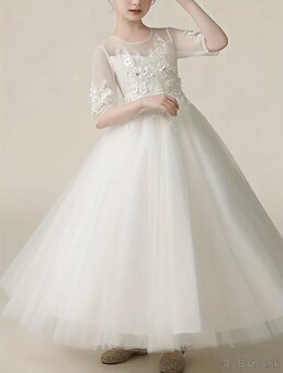 Šaty na prijimanie s rukavom - 3