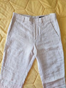 Ľanové nohavice H&M v. 36 - 3