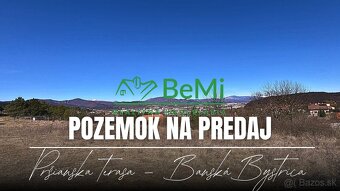 Stavebný pozemok 1208 m2, výhľad na mesto, Banská Bystrica - 3