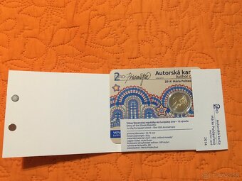 2 euro Slovensko 2014 Autorská karta - 10r vstupu SR do EU - 3