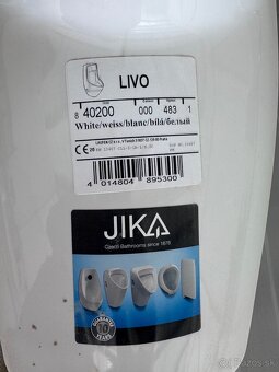 Predám pisoár nový nepoužitý JIKA Livo - 3