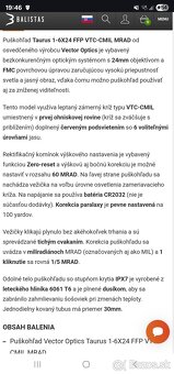 Puškohlad Vector Optics Taurus 1-6x24 - 3