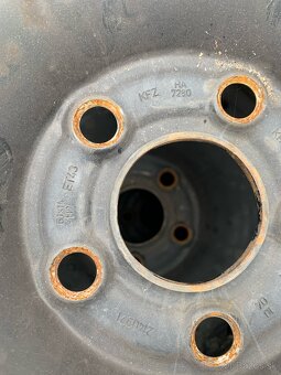 185/60 R14 zimne + plechy 5x100 - 3