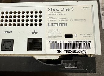 Xbox One S 500gb + 3 hry - 3