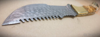 VEĽKÝ Damaškový lovecký nôž - 3
