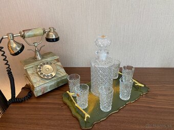 Československá krištáľová súprava na alkohol - 3