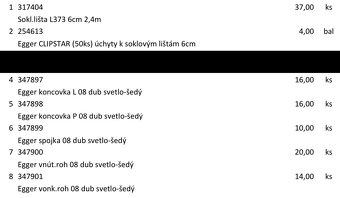 Podlahove listy EGGER L373 s prislusenstvom - 3