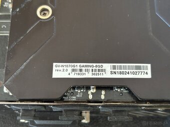 GIGABYTE GeForce GTX 1070 G1 Gaming 8GB - 3
