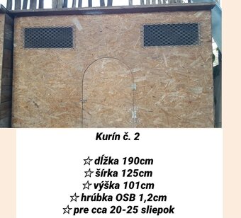 Kurín pre sliepky - 3