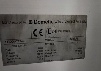 Dometic TEC 40D diesel elektrocentrála - 3