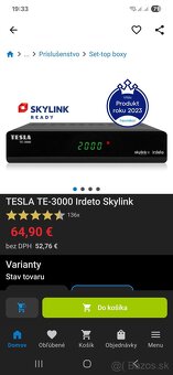 Satelitný prijímač Skylink Irdeto HD - 3