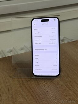 Dobrý deň Ponúkam na predaj iPhone 14 PRO 256GB Black - 3