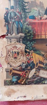 Starý rám a foto RakuskaUhorska - 3