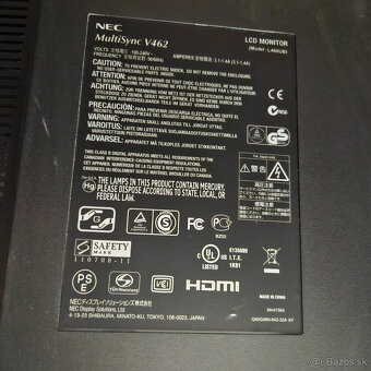 Veľký LCD monitor NEC Multisync V462 - 3