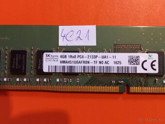RAM 4GB DDR4 MIX UDIMM 2133 MHz do PC - 3