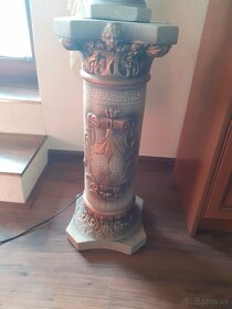 Predám luxusnú lampu s podstavcom_keramika - 3