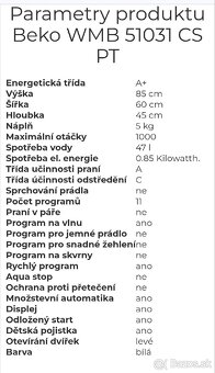 Práčka BEKO - 3