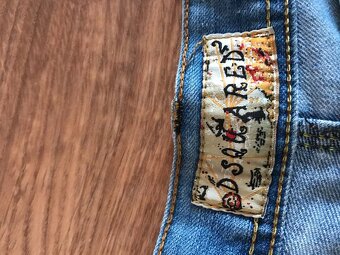 DSQUARED2 pánske riflove capri nohavice L/XL - 3