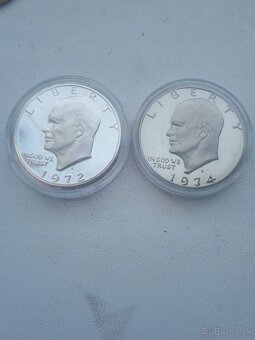 Strieborne dolare a mince USA. - 3