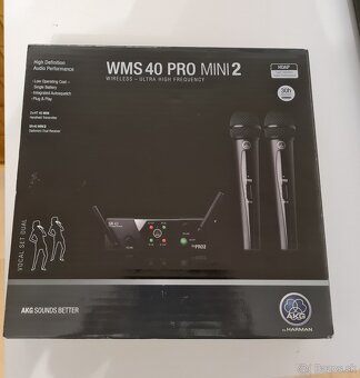 AKG WMS40 Mini Dual Vocal Bezdrôtový set - 3