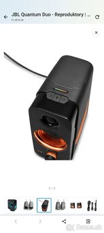 Aktívny herný box JBL Quantum Duo, 2.0, 20W - 3