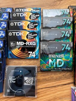 mini-disc médiá 74 a 80 minútové - 3