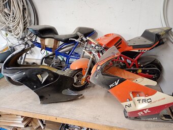 Predám 2xminibike treba sa im povenovať - 3