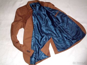 H&M pánske tenšie sako M-L (50) - 3