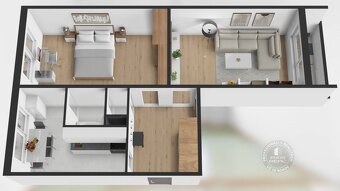 AXIS REAL | Veľký 2i byt s potenciálom 3i, lodžia, nepriecho - 3