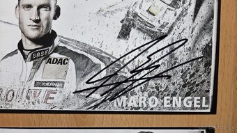 Engel a Bastian Rowe Racing Mercedes GT autogramy - 3