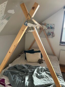Masívna Teepee posteľ - 3