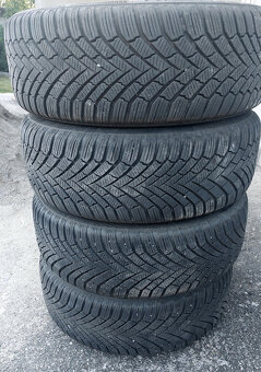 Zimné pneu Continental 205/55 R16 na plech. diskoch - 3