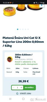 Predám sumcovu výbavu - 3
