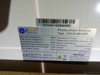 Fotovoltaicky panel 270w, 280w, 285w - 3