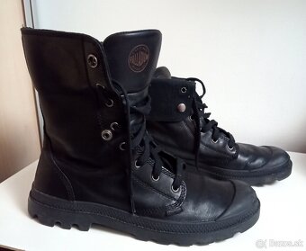 Outdoorová obuv Palladium Baggy Leather 02356001 Čierna - 3
