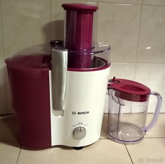 Odšťavovač Bosch MES25C0 biely/vínový - 3