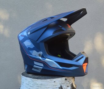 shot MX SX enduro MIPS helma camo modrá ECE 2206 - 3