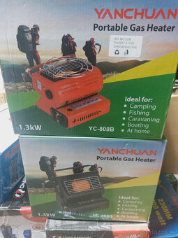 Kempingový ohrievač a varič 2-vjednom na kartuše+1 - 3