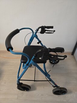 Rollator modrý - 3