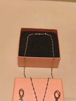 Šperková súprava zo striebra 925 mačky - 3