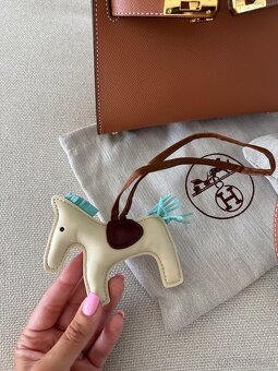 Hermes kelly mini kabelka hnedá - 3