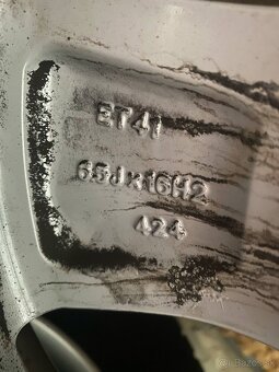 16" elektrony orig. SKODA 5x112 - 3