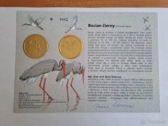 Autorske karty k 5 eurovym minciam fauna a flora - 3
