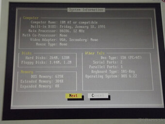 Predám desktop PC 286-12MHz - 3