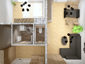 INORI | Predaj 1-izb. byt balkón 40m² Poprad, blízko centra - 3