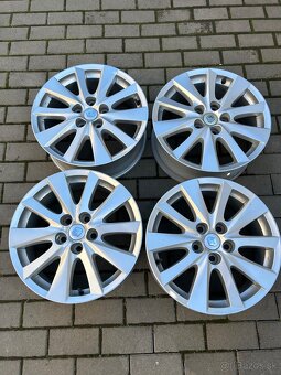 Hliníkové disky Mazda 5x114,3 R17 vhodné pre rôzne vozidlá - 3