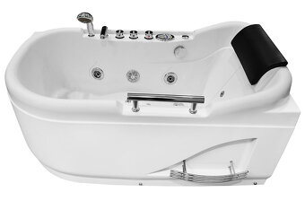 M-SPA - 1683 Pravá kúpeľňová vaňa s hydromasážou 140 x 87 x - 3
