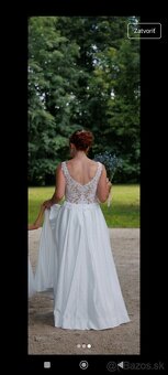 Svadobné šaty S/M - 3