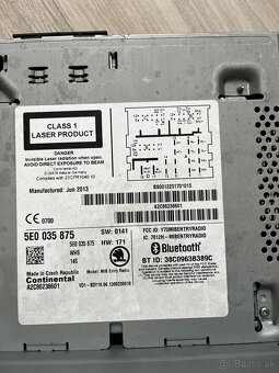 Radio originál Škoda - 3